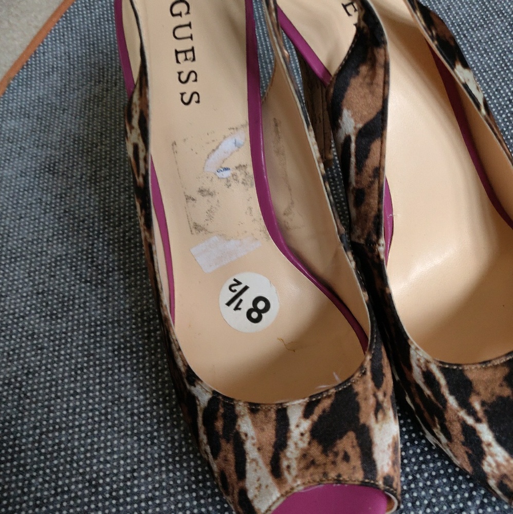 Guess Cheetah Heels